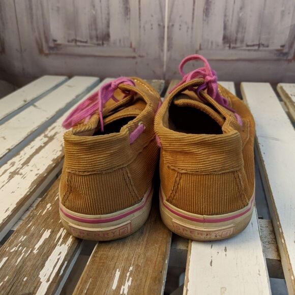Sperry top-sider sider corduroy pink loafers boats - Picture 6 of 8